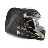 Capa Bag Protetora Para Capacete De Moto Em Courvin Preta