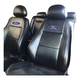 Capa Banco 100% Couro Ecosport Focus Fiesta Ka Hatch & Sedan