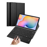 Capa Book Teclado Touchpad Abnt2 Para Galaxy Tab S6 Lite