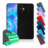 Capa Capinha Anti Shock Aveludada + Película Para Galaxy A06