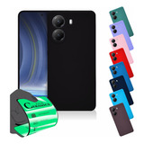 Capa Capinha Anti Shock Aveludada + Pelicula Para Moto G05