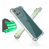Capa Capinha Anti Shock + Película Para Motorola G15