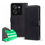 Capa Capinha Carteira Flip + Película Para Motorola G15