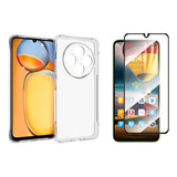 Capa Capinha Case Para Redmi 14c + Pelicula Top Anti Impacto