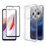 Capa Capinha Case Para Redmi 14c + Pelicula Top Anti Impacto