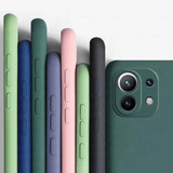 Capa Capinha Case Para Xiaomi Mi 11 Lite Silicone Aveludado