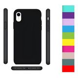 Capa Capinha Compatível Para iPhone XR Silicone Cor Premium