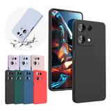 Capa Capinha P/ Xiaomi Poco X6 5g Silicone Premium Aveludado