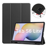 Capa Capinha Para Tablet Samsung S6 Lite Com Suporte Caneta