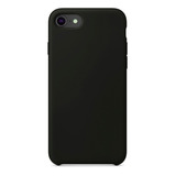Capa Capinha Silicone Compatível iPhone 7 8 Se + Película 3d Cor Preto Nome Do Desenho Película Preta