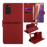 Capa Case Carteira Couro Flip Para Galaxy Note 20 4g 5g 6.7