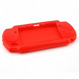 Capa Case De Silicone Play Station Psp Slim 3000 2000 Red