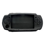 Capa Case Preta Silicone Sony Psp 2000 3000 Slim + Película