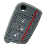 Capa Chave Canivete Cinza T-cross Volkswagen