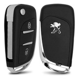 Capa Chave Canivete Peugeot 308 Ce0523 - Sem Encaixe Bateria