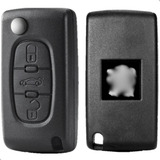 Capa Chave Canivete Peugeot 406 407 408 3 Botões 