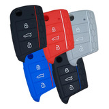 Capa Chave Canivete Silicone Vw Polo Virtus T-cross Nivus