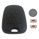 Capa Chave Telecomando Peugeot 206 307 Citroen C3 2 4 Portas