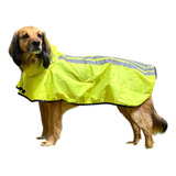 Capa Chuva Pet Cachorro Faixa Reflexiva Impermeável Grande