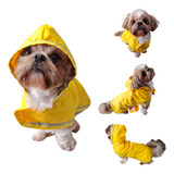 Capa Chuva Pet Capuz Dog Cão Skapetshop Raças Pequenas
