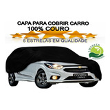 Capa Cobrir Carro Forrada Impermeável Couro Corino Ecológico