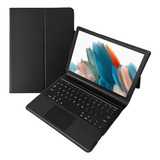 Capa Com Teclado Bluetoth Para Tablet Galaxy Tab S7 Fe S8+