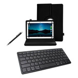Capa Com Teclado + Caneta Touch Para Tablet Nokia T20 10,36