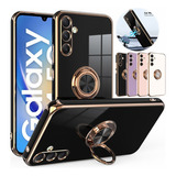 Capa Compatível Samsung Luxo Premium Com Suporte Anel Atrás 