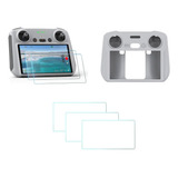 Capa Controle Dji Mini 3 4 5 Pro Air 2/3s Case + 3 Peliculas