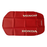 Capa De Banco Honda Xlr 125 Modelo Original Vermelha Escrita
