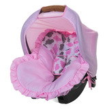 Capa De Capota Para Bebê Conforto Rosa Azul Menino E Menina