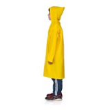 Capa De Chuva Com Capuz Forrada Pvc Infantil Proteção Chuva