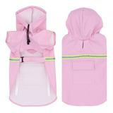 Capa De Chuva Para Cachorro Grande - Rosa Tamanho 2xlarge