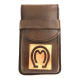 Capa De Cintura Em Couro Para Celular Mangalarga Premium