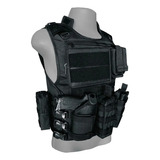 Capa De Colete Modular Close J.a Rio Militar + 9 Itens Tan