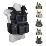 Capa De Colete Modular Plate Carrier + Acessórios