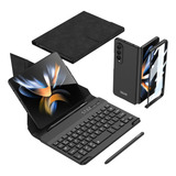 Capa De Telefone + Teclado + Caneta Para Galaxy Z Fold 2/3/4