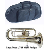 Capa E. Luxo Para Tuba Bombardão Weril 3 Pistos Antigo J781
