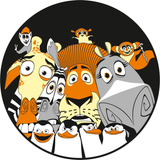 Capa Estepe Bichos Madagascar Pajero Full / Troller