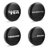 Capa Estepe Preta Logo Básico Pajero Tr4 Full Prado Tracker