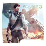 Capa Faceplate Ps3 Slim Adesivo Uncharted 3 A0011