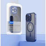 Capa Guard Lens Magsafe Da Rock Para iPhone 15 Pro 6.1 Cor Azul Liso
