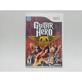 Capa Guitar Hero Aerosmith Original Para Nintendo Wii 