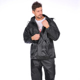 Capa Jaqueta Calça Capuz Motoqueiro Roupa Chuva Impermeável