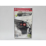Capa Need For Speed Pro Street Original Para Playstation Psp