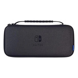 Capa Oled Hori Para Nintendo Switch, Bolsa Slim Touch, Cor Preta