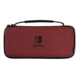 Capa Oled Hori Para Nintendo Switch Bolsa Slim Touch Cor Vermelha Nsw-812u