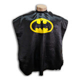 Capa P/ Corte De Cabelo Infantil Estampada Barbeiro Batman