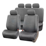 Capa P Banco 100% Couro Cinza Corolla 2005 1.6 16v Xli