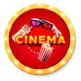 Capa Painel Festa Redondo Sublimado Tema Cinema Promoção